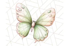 Pastel Fairies and Butterflies PNG, Spring Fantasy Clipart Product Image 3