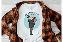Happy Groundhog day SVG, PNG Groundhog Hamster Product Image 5