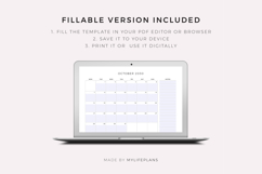 2030 Monthly Planner Landscape, Printable, A4/Letter Size Product Image 7