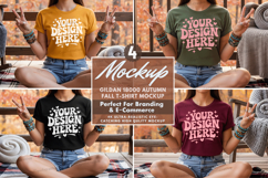 Autumn,Fall Sweatshirt Mockup Set Autumn Sweatshirt Mockup Product Image 1