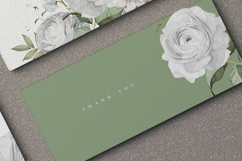 elegant wedding invitation card with roses flower Product Image 7