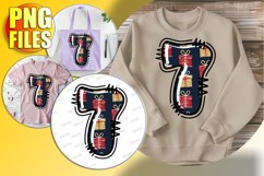 7 Doodle Letter Style Print Jolly Winter Vibes! Product Image 1