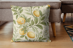 Citrus Toile Digital Paper Pack, Vintage Floral Toile Product Image 7