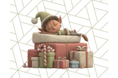 Santa Claus Clipart, North Pole Holiday PNG Graphics Product Image 3