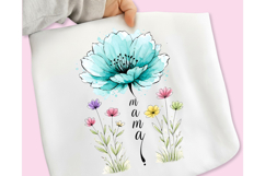 Mother's Day PNG, She is Mom PNG, Boho Mama Floral PNG, Mama Product Image 10