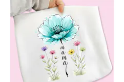 Mother's Day PNG, She is Mom PNG, Boho Mama Floral PNG, Mama Product Image 10
