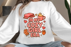 In my cozy girl era png design for T-shirts Product Image 4