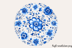 Spring Neutral Blue Clipart PNG Product Image 1
