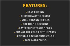 Compression T-Shirt Mockup - Back View Product Image 5