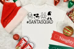 Santa Squad SVG, Kids Christmas Shirt SVG, Santa Squad PNG Product Image 5