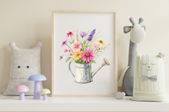 Wildflower Meadow Sublimation Clipart Bundle, Realistic Wild Product Image 7