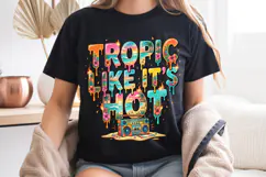 Tropic Like It's Hot PNG, Retro Summer Boombox Sublimation Product Image 7