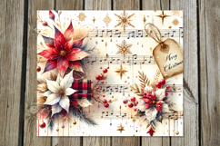 Vintage Christmas | 4 xmas Sublimation Tumbler Designs P2 Product Image 3