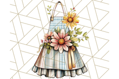 Cottagecore Kitchen Mixer, Apron PNG Clipart, Retro Floral Product Image 3