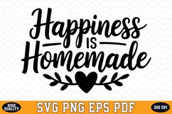 Happiness is homemade SVG | Quotes | SVG Cut files Product Image 1