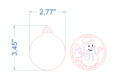 Christmas Tree Toys SVG laser cut files for Glowforge Product Image 6