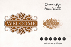 Welcome Sign Lasercut Product Image 1