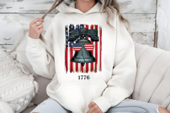 1776 Liberty Bell PNG, Patriotic USA Flag Sublimation Product Image 7