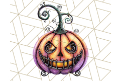 Spooky Jack O Lantern PNG Clipart, Scary Halloween Pumpkins Product Image 3