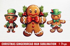 Christmas Gingerbread Man Sublimation Product Image 1