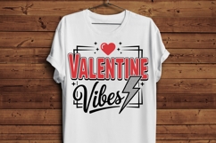 Valentine Vibes PNG | Retro Valentine Lightning Bolt PNG Product Image 4