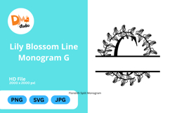 Floralith Split Monogram Product Image 1