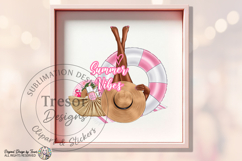 Summer Girl PNG, Beach african american clipart, Afro girl Product Image 6