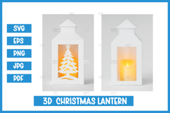 11 Christmas lanterns SVG I Christmas paper cut SVG Product Image 4