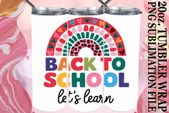 Heartfelt dreams 20oz tumbler wrap, Back To School Product Image 1