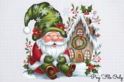 Christmas Gnome Houses Clipart Product Image 1
