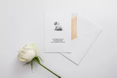 Bulldog dog sympathy, Digital download, Pet sympathy card Product Image 9