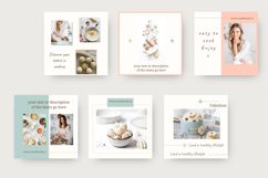 Food instagram templates for Canva. Nutrition Instagram Tem Product Image 7