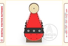 Christmas_gift_box_V6 - laser cut file - Glowforge ready SVG Product Image 7