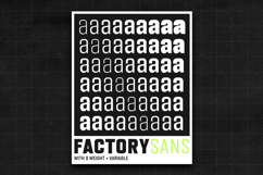 Factory Sans - Modern Sans Typeface Product Image 7