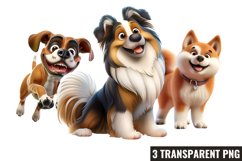 Whimsical Funny Dog Sublimation Clipart Product Image 1
