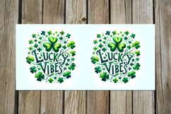 St. Patrick's day vibes | 4 green Mug sublimation designs P2 Product Image 3