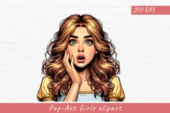 Pop-Art Girls clipart, Pop-Art Girls sublimation Product Image 1