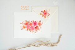 Autumn bouquets, Watercolor fall clipart, Arrangement floral Product Image 5