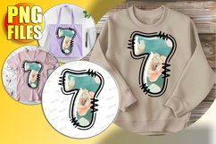 7 Doodle Letter Valentine Festive Playful Charm! Product Image 1