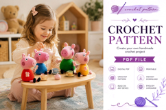 Pig Amigurumi Crochet Pattern PDF Product Image 2