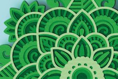 Mandala 3D Multilayer SVG/ 3D mandala/ Mandala paper cut Product Image 7