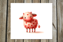 Valentine cow | 4 love Skinny tumbler designs Product Image 3