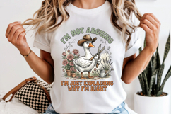 Explaining Im Right PNG, Grumpy Gardener Goose Png Product Image 6