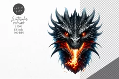 Halloween clipart, Dragon clipart, Autumn clipart Product Image 1