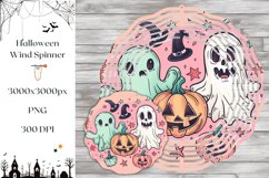 Kawaii Halloween Wind Spinner, Funny Ghosts Wind Spinner PNG Product Image 1