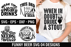Funny Beer SVG Design - Today s good mood is sponsored by be Product Image 1