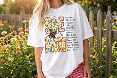 She Is mom PNG sublimation | Mother's Day PNG T-Shirt Product Image 4