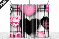 Lovely Hearts Tumbler Design | Valentine's Day Tumbler Wrap Product Image 2