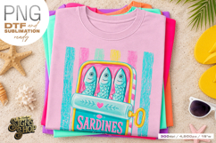Sardines Salty &amp; Free PNG, Coastal Summer Beach Design Product Image 2