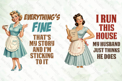 Sarcastic Housewife Clipart Product Image 1